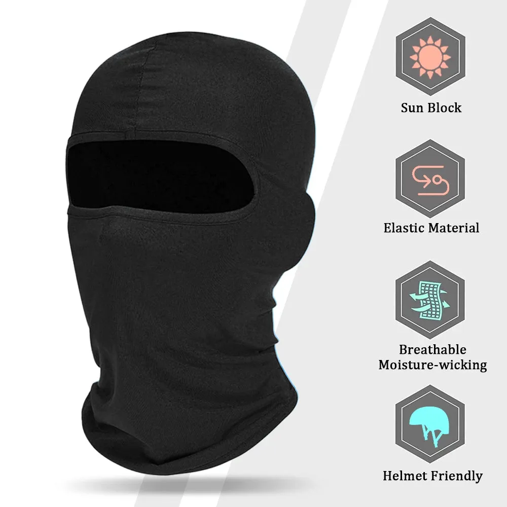 Motorcycle Balaclava Ski Mask for Men Women Sun Protection Hood Full Face Cover Neck Gaiter