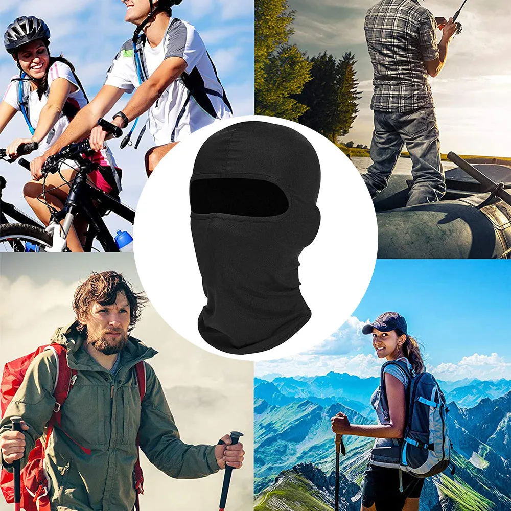 Motorcycle Balaclava Ski Mask for Men Women Sun Protection Hood Full Face Cover Neck Gaiter