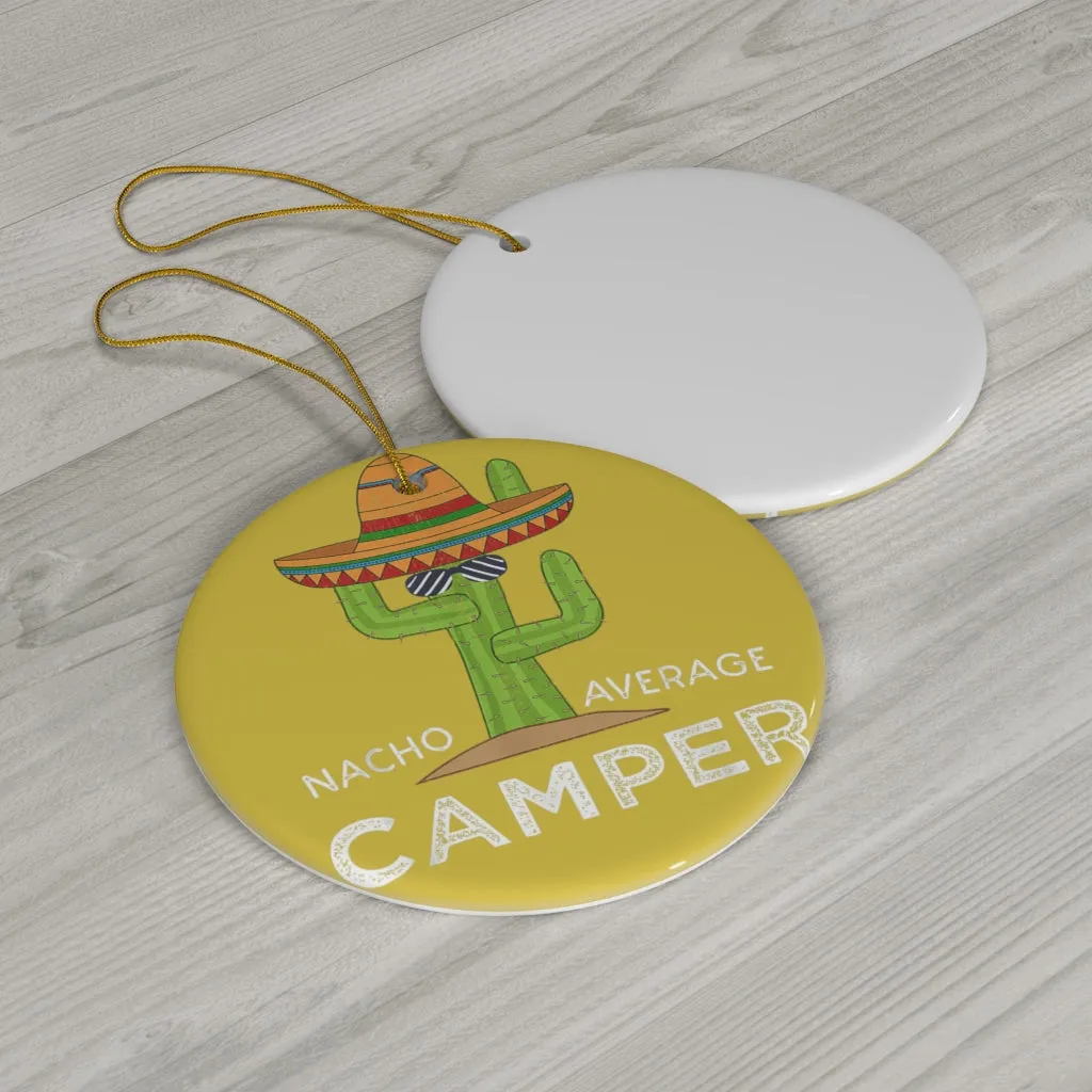 Nacho Camper Ceramic Ornament by Nature's Glow