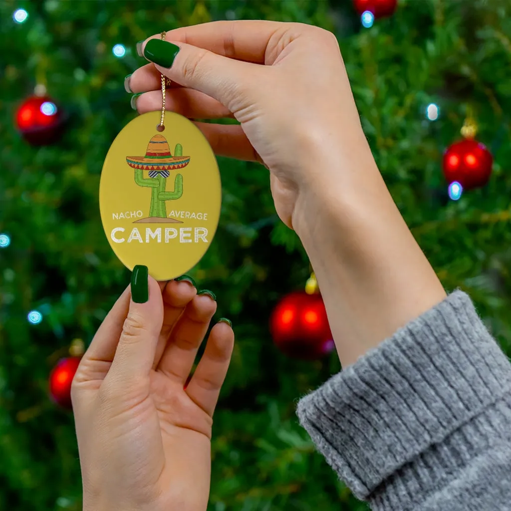 Nacho Camper Ceramic Ornament by Nature's Glow