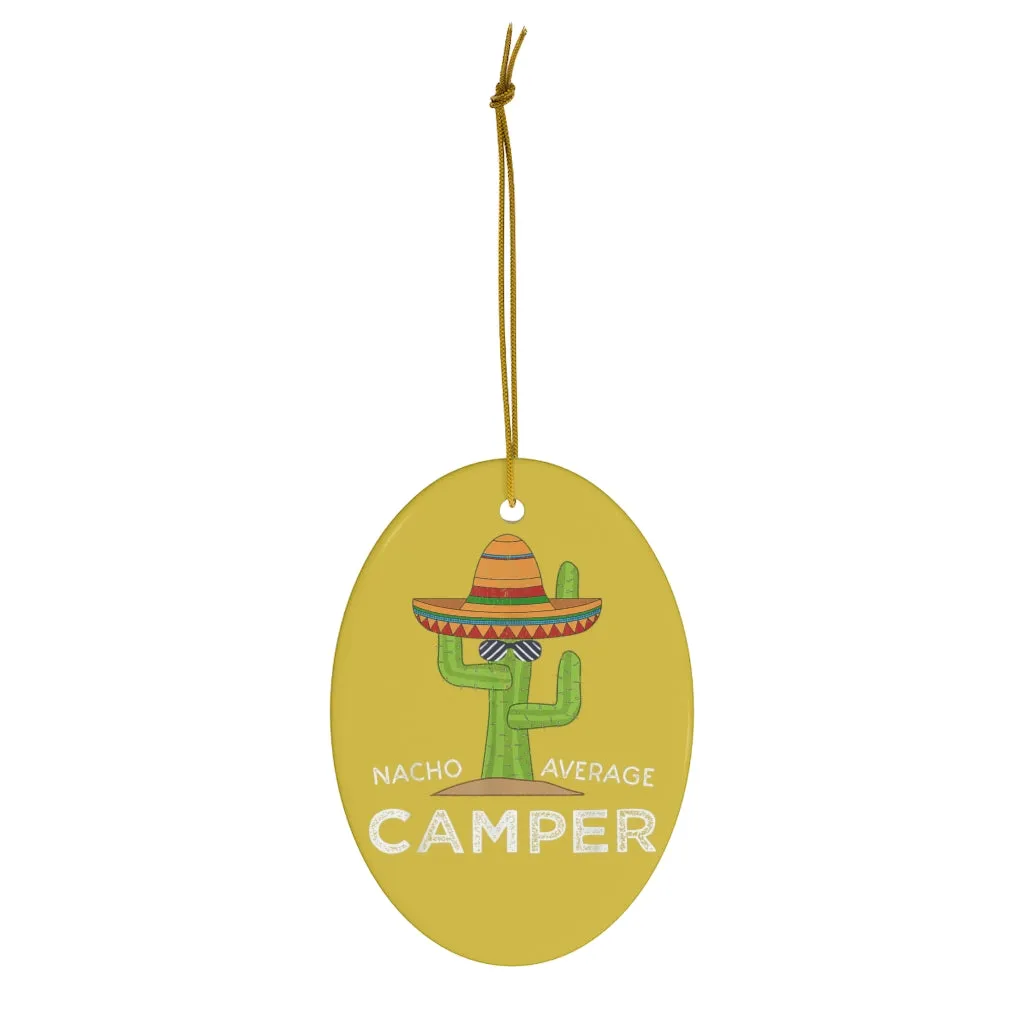 Nacho Camper Ceramic Ornament by Nature's Glow