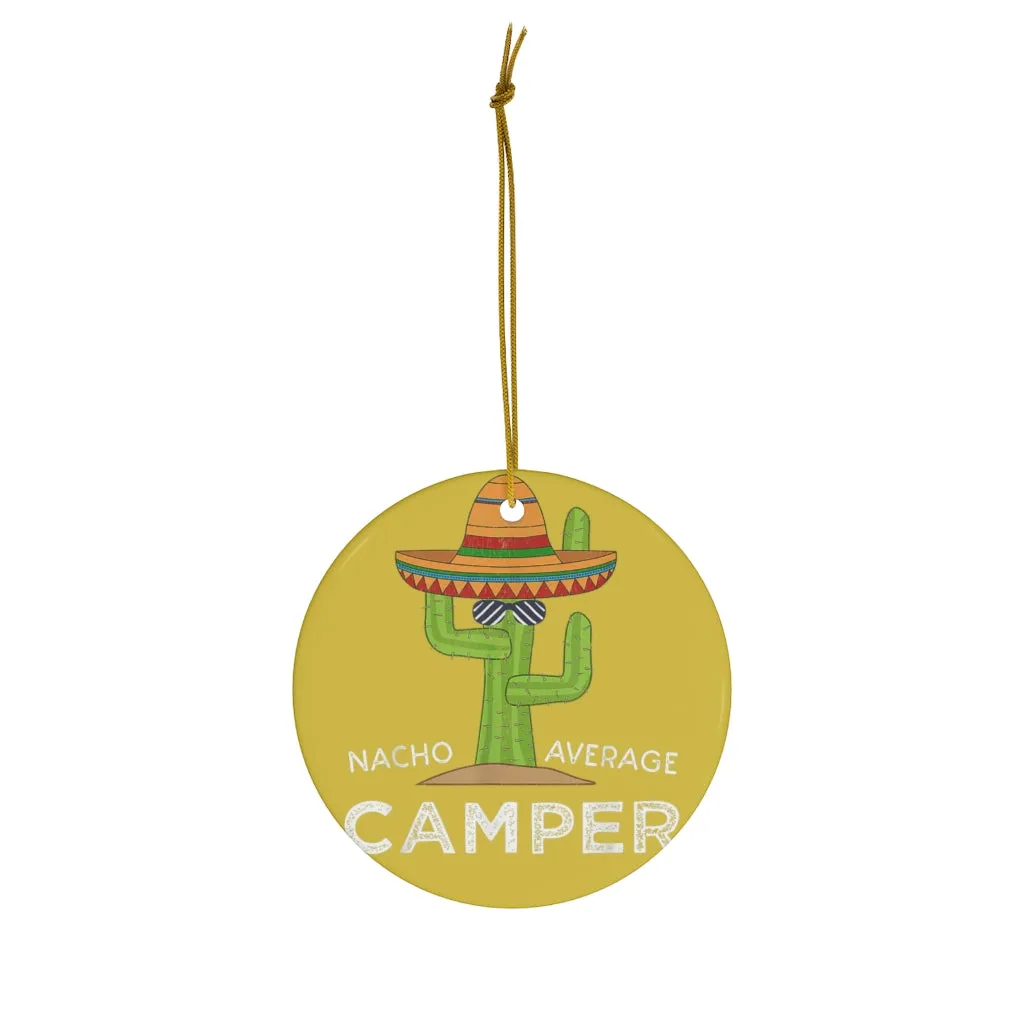 Nacho Camper Ceramic Ornament by Nature's Glow