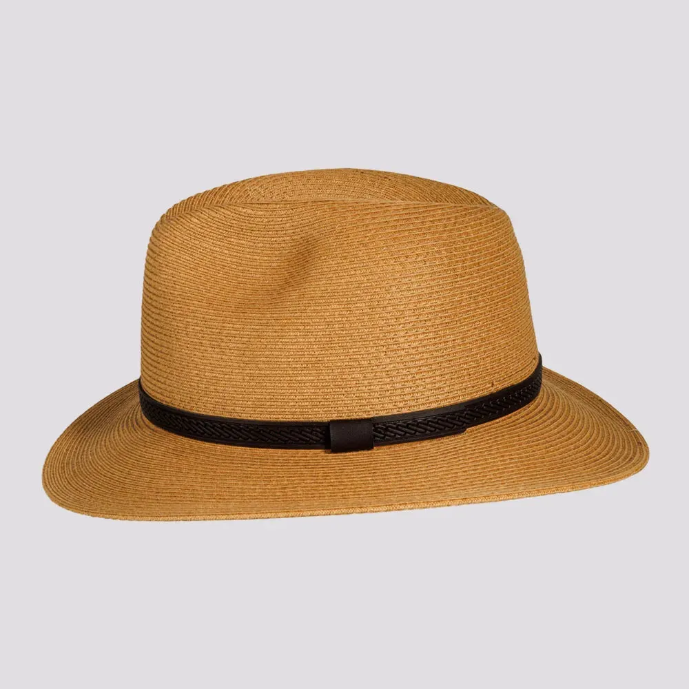 Nassau | Mens Fine Toyo Paper Braid Downturn Safari Sun Hat