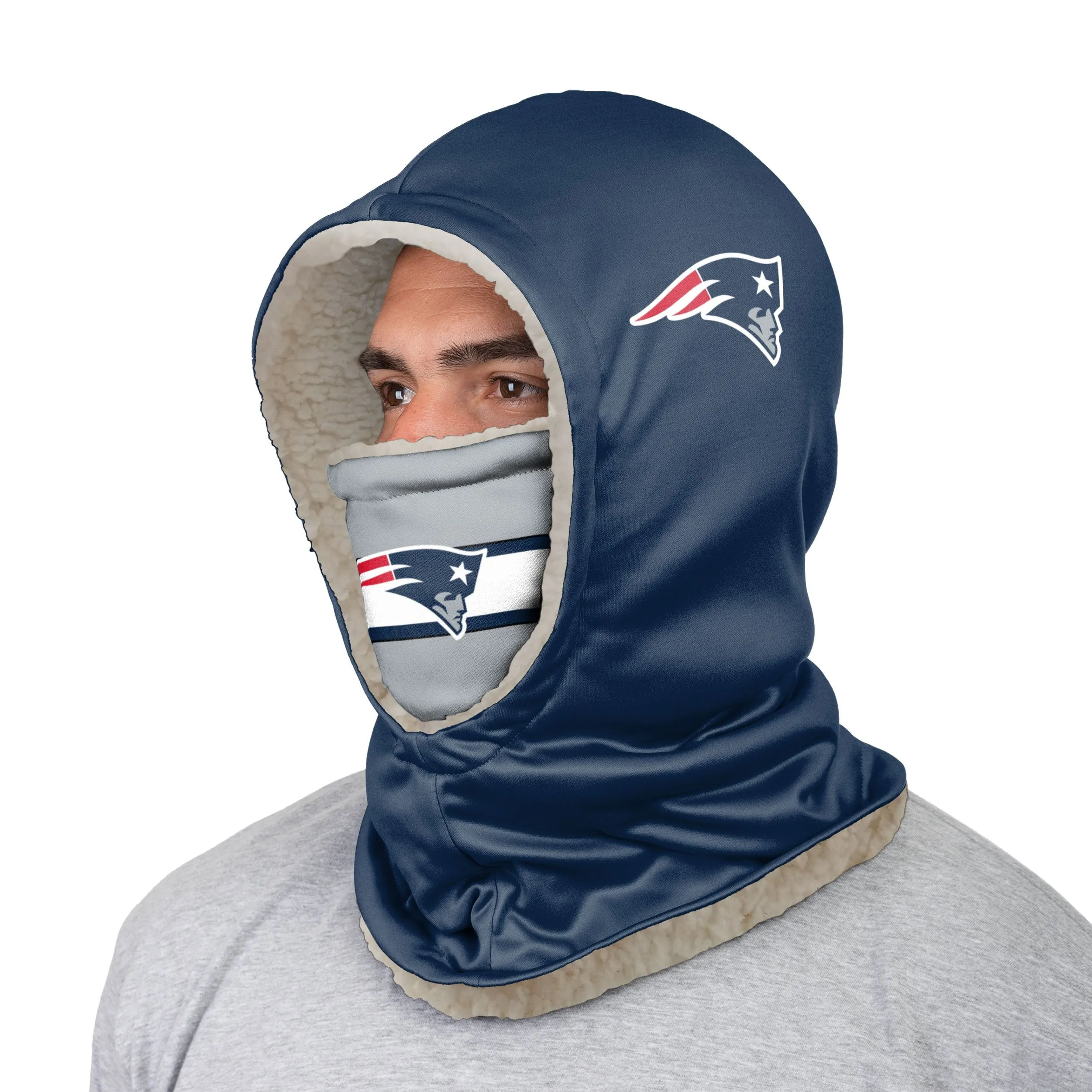 New England Patriots NFL Thematic Hooded Gaiter