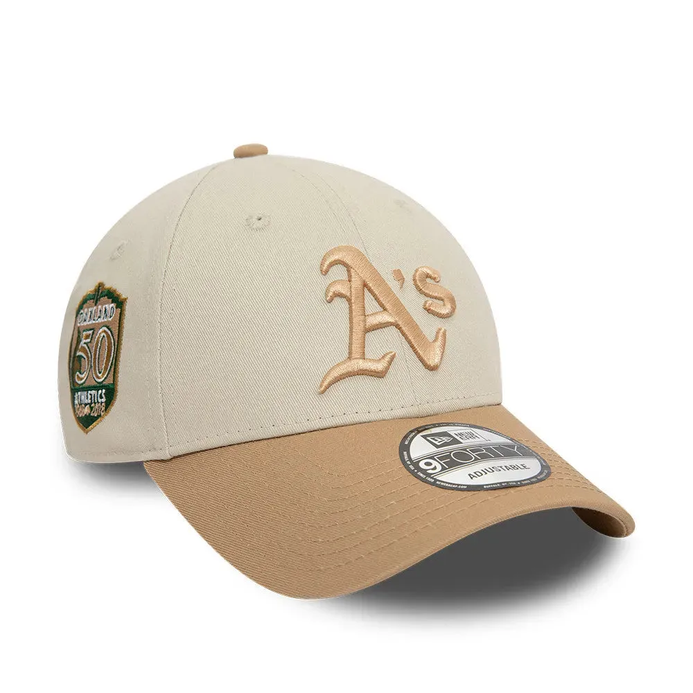 NEW ERA 9FORTY OAKLAND ATHLETICS 50TH ANNIVERSARY TWO TONE CAP