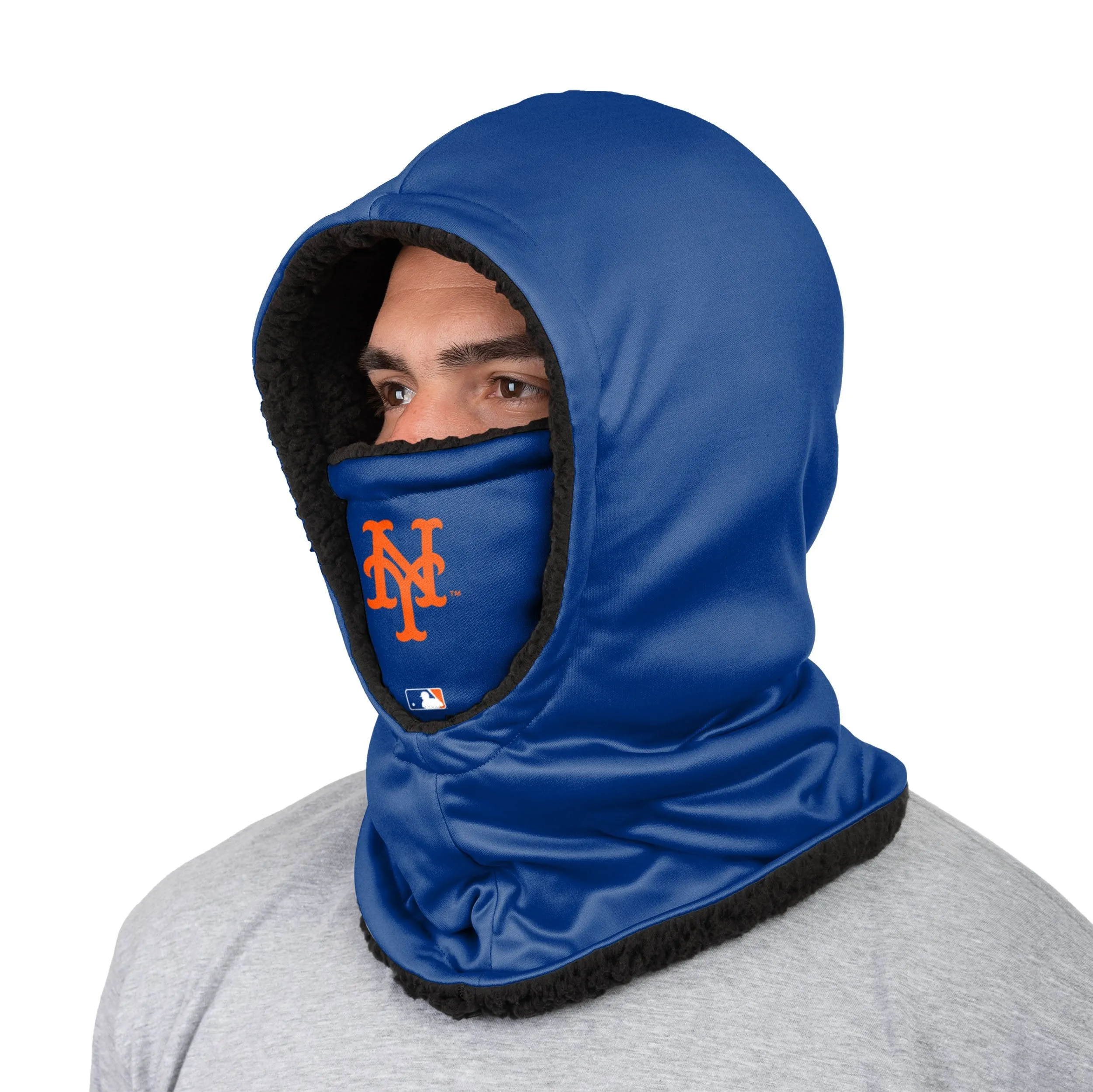 New York Mets MLB On-Field Blue & Orange Hooded Gaiter