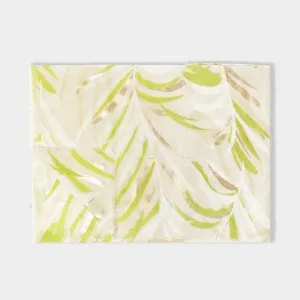 Palm Leaf Foil Printed Scarf KLS558