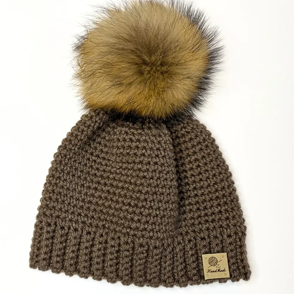 PATTERN: Pom Pom Hat - Pom Pom Beanie