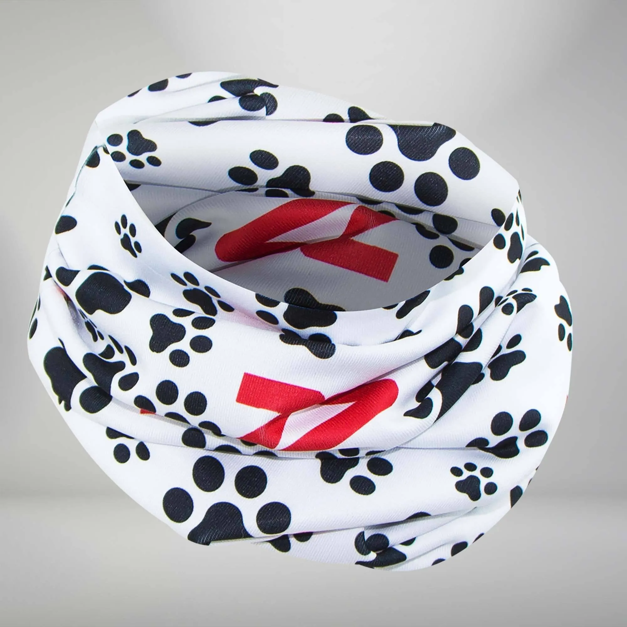 Paw Prints Multi-Use Neck Gaiter & Headwear