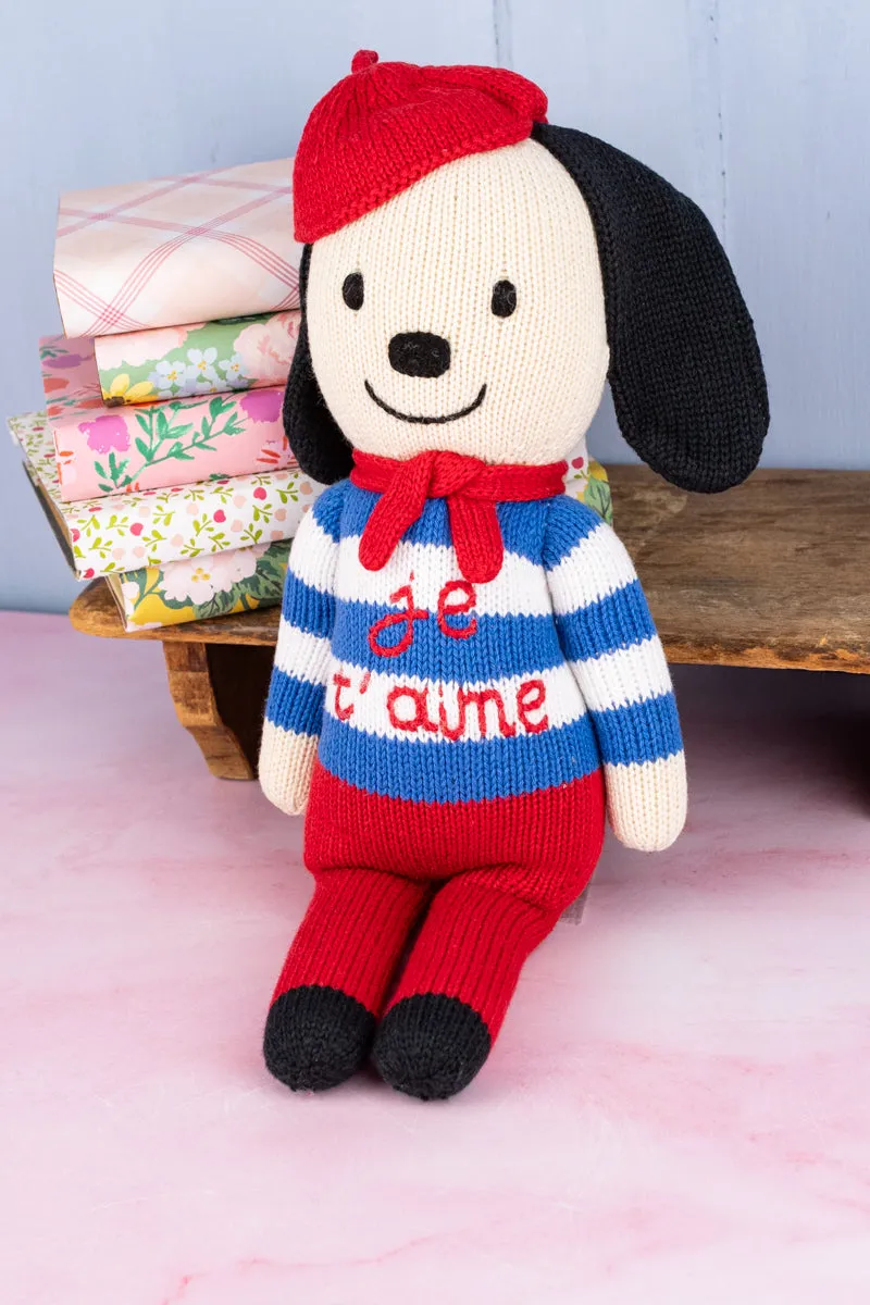 Pierre "Je T'aime" Knit Dog