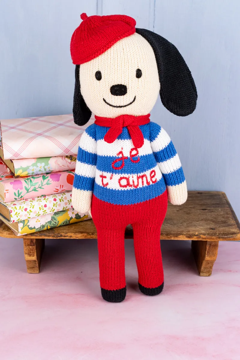 Pierre "Je T'aime" Knit Dog