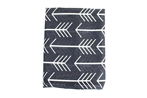 Pop Fashion Women's Arrow Patterned Infinity Scarf with Zipper Pocket, Travel Infinity Scarves