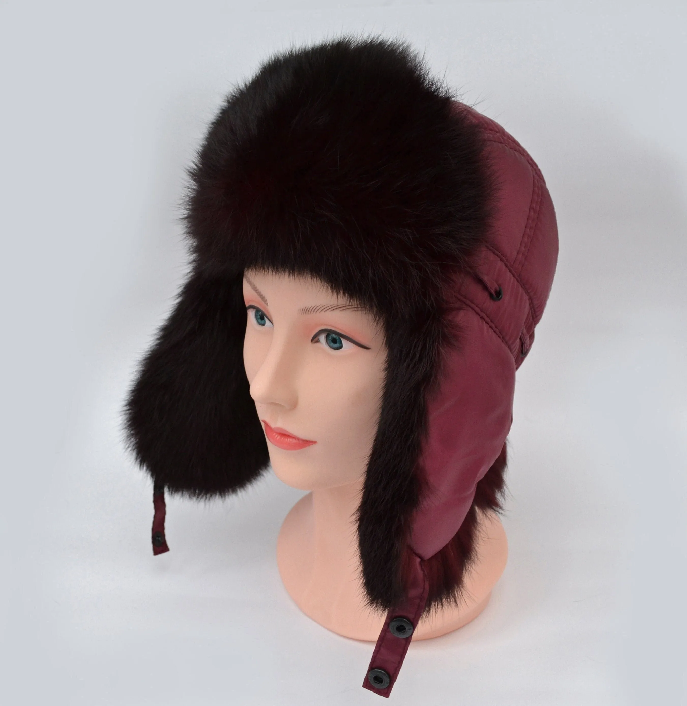 READY to SHIP Ear Flap Hat, Rabbit Fur Kids Hat, Ushanka Hat, Child Hat, Fur Hat with Ear Flaps, Childs Fur Hat, Trapper Hat, Girl Hat, Fur