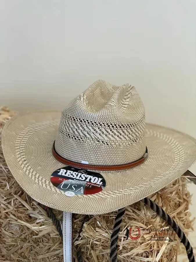 RESISTOL NATURAL TAN OPEN RANGE REG 50X STRAW HAT