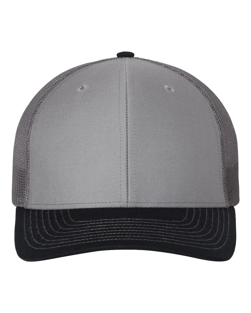 Richardson 112 Trucker Hat -Gray / Charcoal / Navy Blue