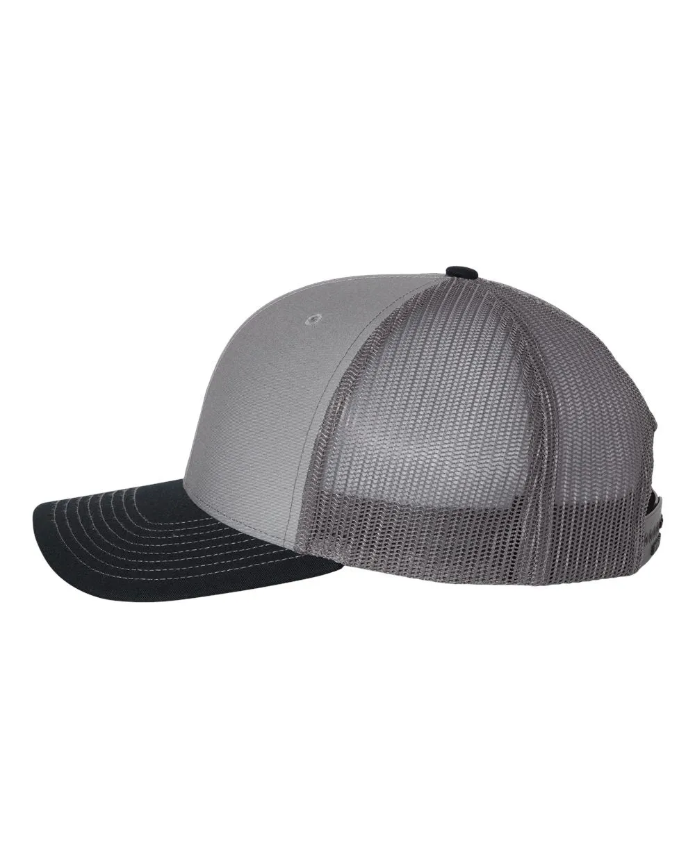 Richardson 112 Trucker Hat -Gray / Charcoal / Navy Blue