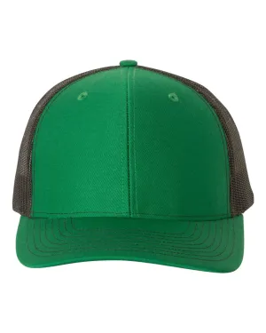 Richardson 112 Trucker Hat -Kelly Green / Black