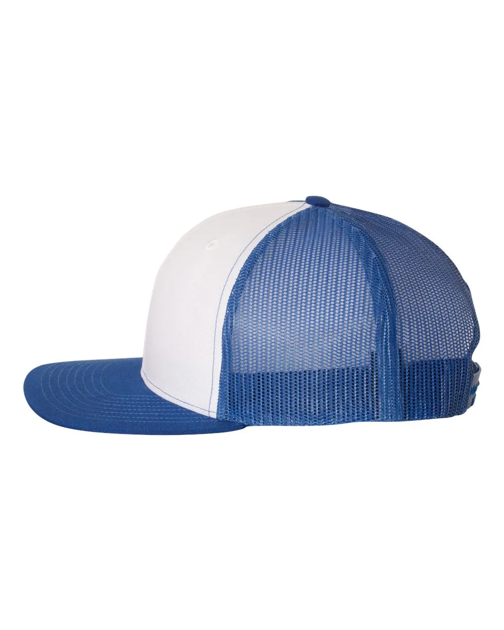 Richardson 112 Trucker Hat -White / Royal Blue