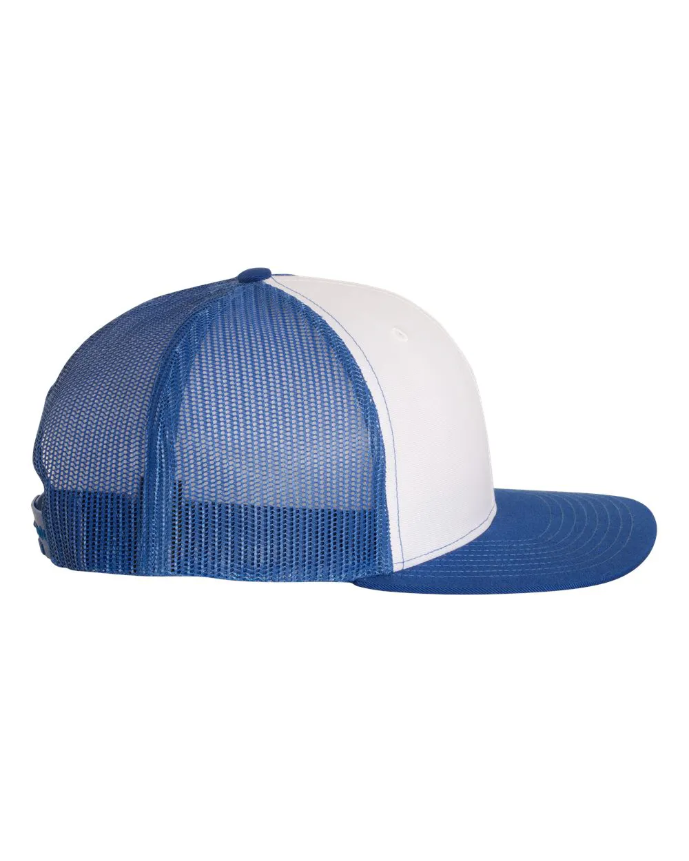 Richardson 112 Trucker Hat -White / Royal Blue