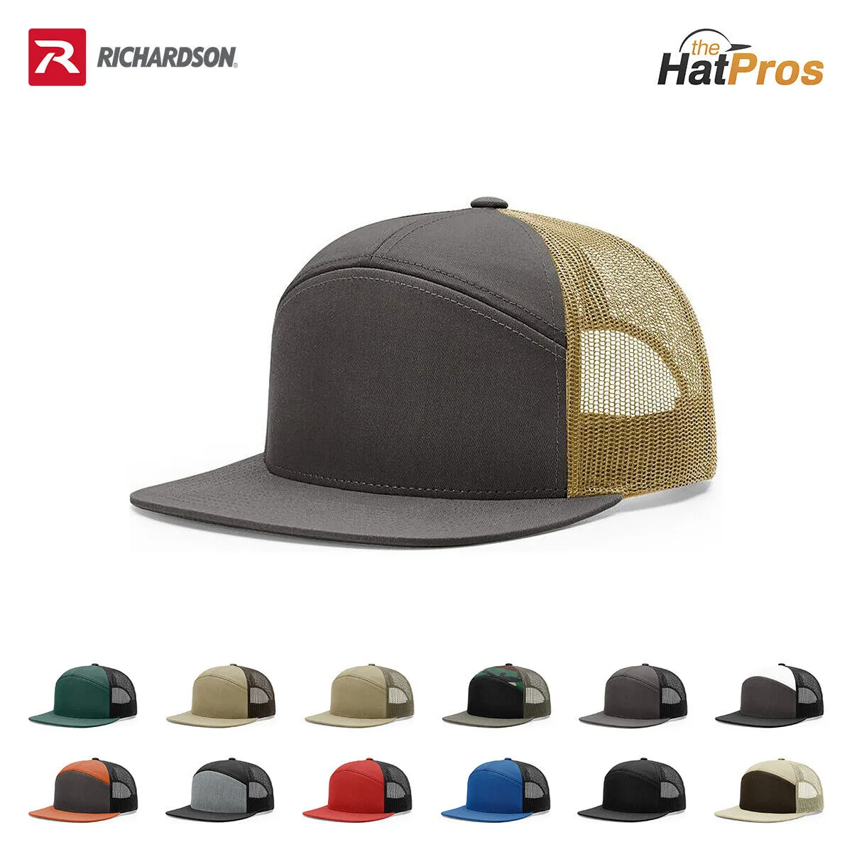 Richardson 168 7-Panel Hi-Profile Trucker Hat