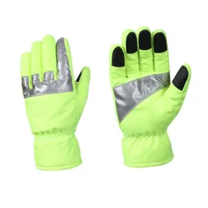 Safety Green Gloves With Reflective Tape