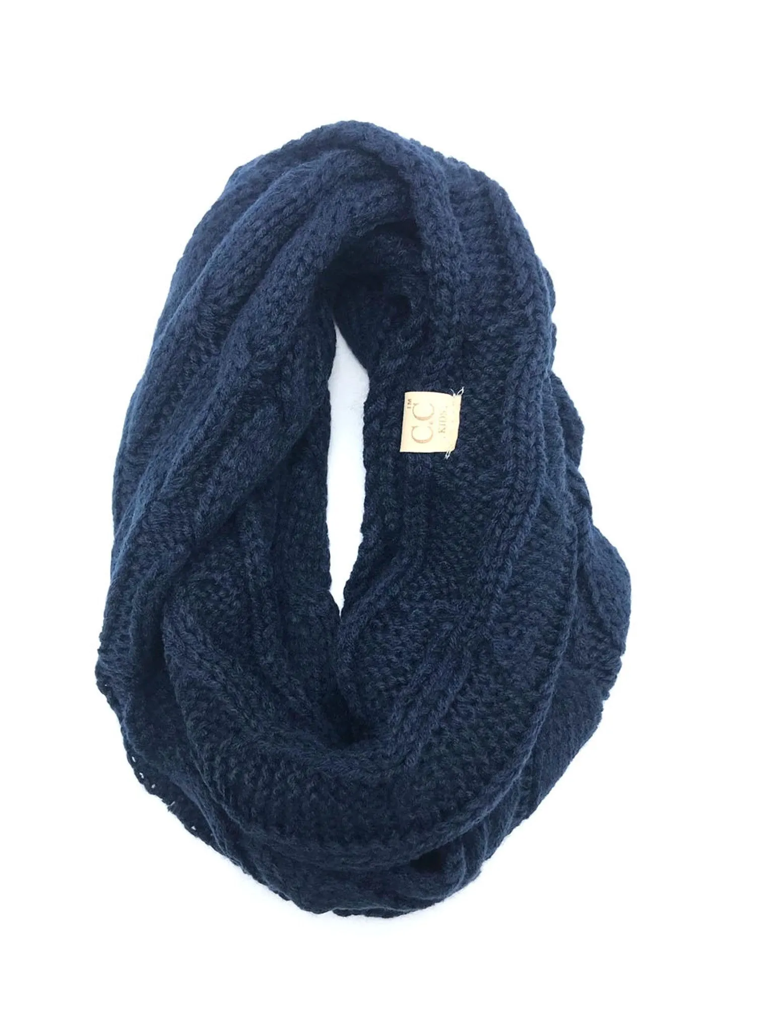 SF-800-KIDS NAVY INFINITY SCARF