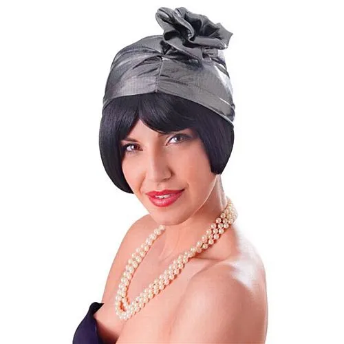 Silver Cloche 1920s Hat