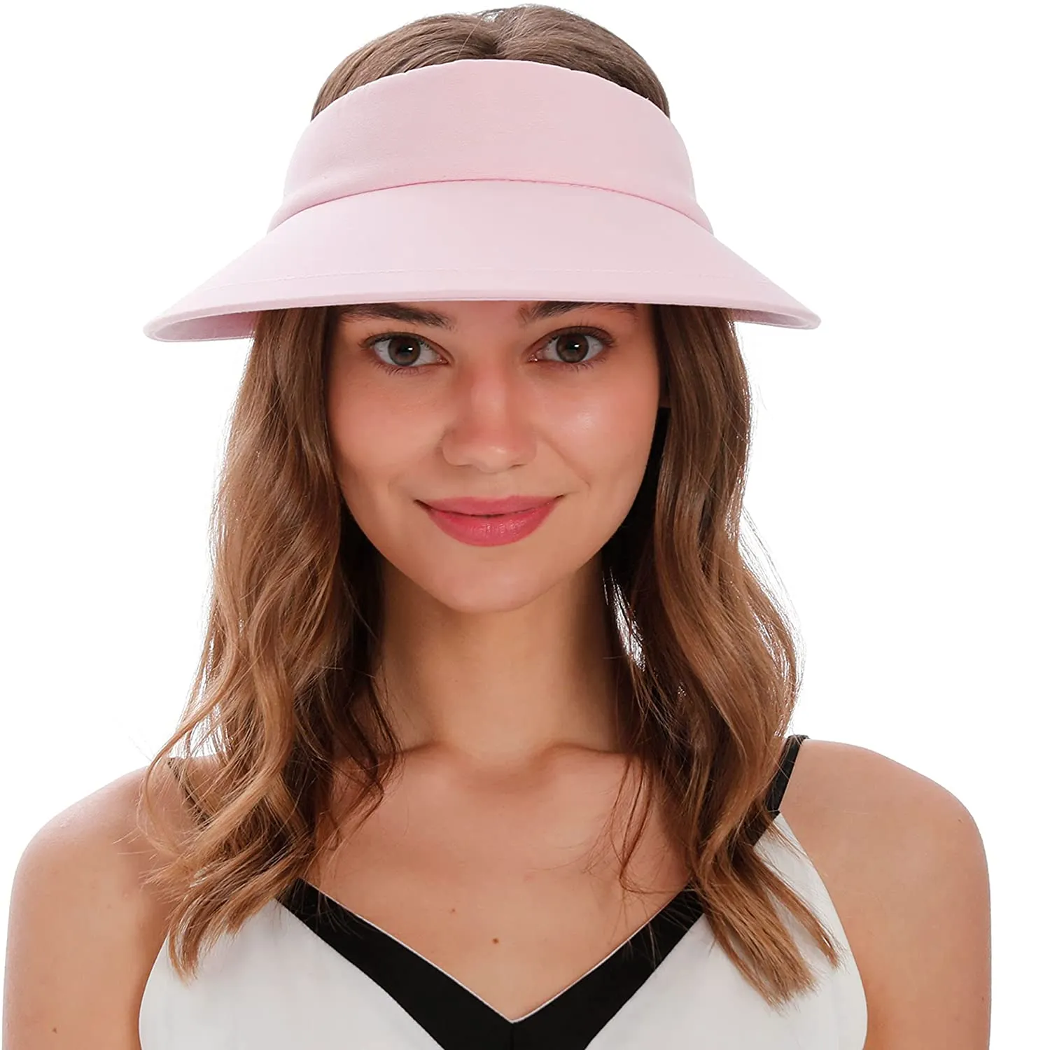 Simplicity | Women's Wide Brim Beach Sun Hat With UPF 50  UV Protection