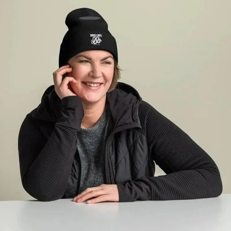 Snake Cuffed Beanie: Hypoallergenic Winter Beanie for Ultimate Warmth   Style