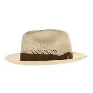 Stetson The Moor Genuine Panama Fedora Hat