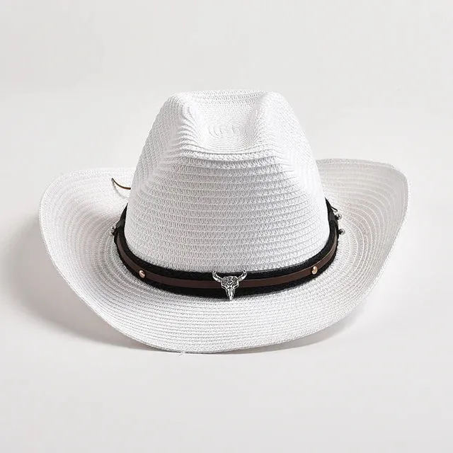 Straw Western Cowboy Hat