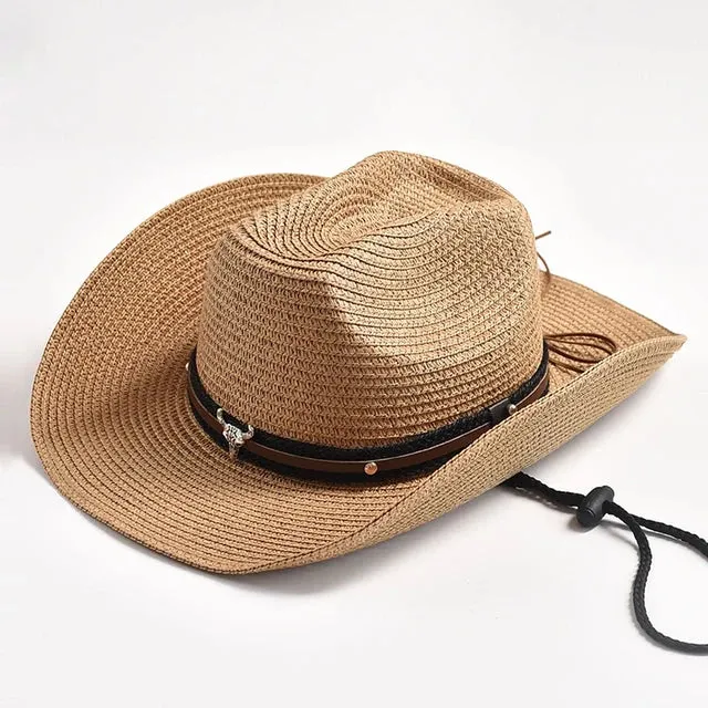 Straw Western Cowboy Hat