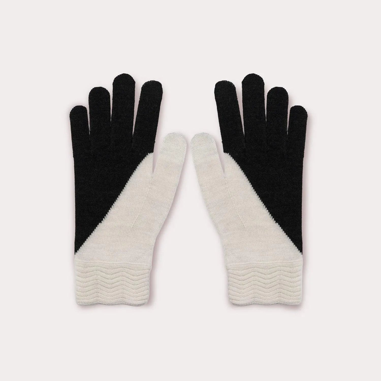 Tech Gallery Glove Colorblock | Merino Wool Touchscreen