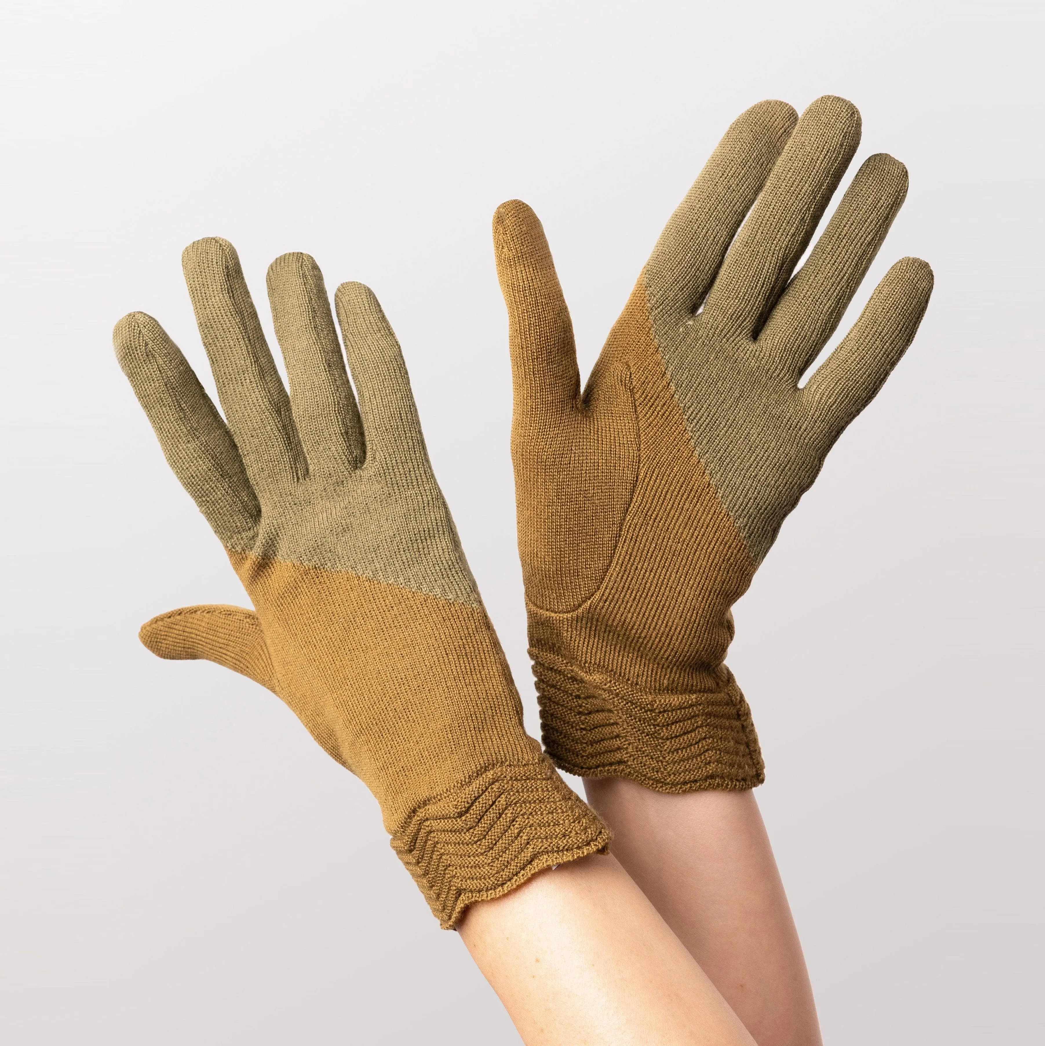 Tech Gallery Glove Colorblock | Merino Wool Touchscreen