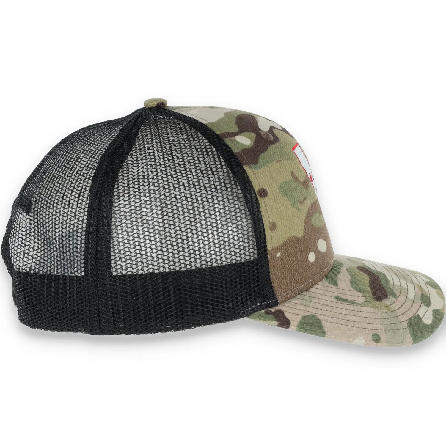 THE COLISEUM CALIFORNIA STATE BEAR TRUCKER SNAPBACK HAT- MULTICAM/BLACK