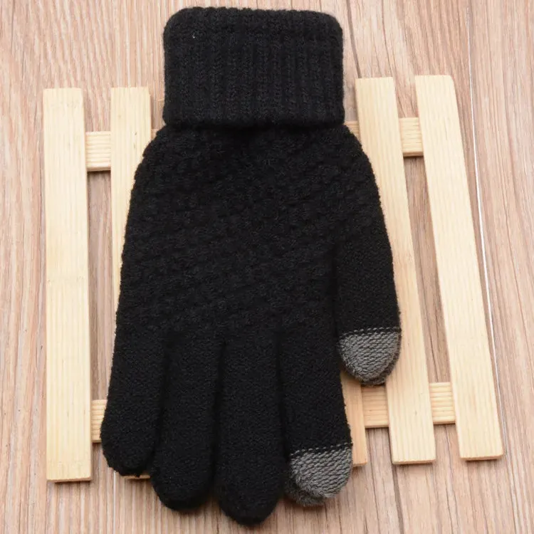 Touchscreen-Ready Knitted Gloves