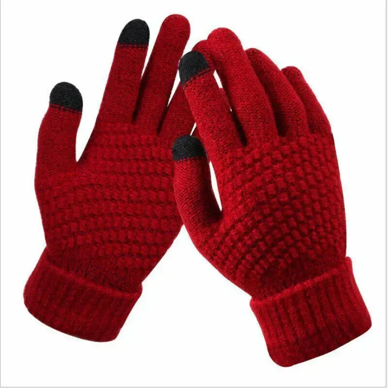 Touchscreen-Ready Knitted Gloves