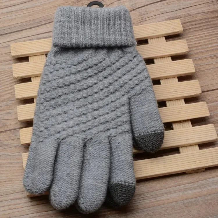 Touchscreen-Ready Knitted Gloves