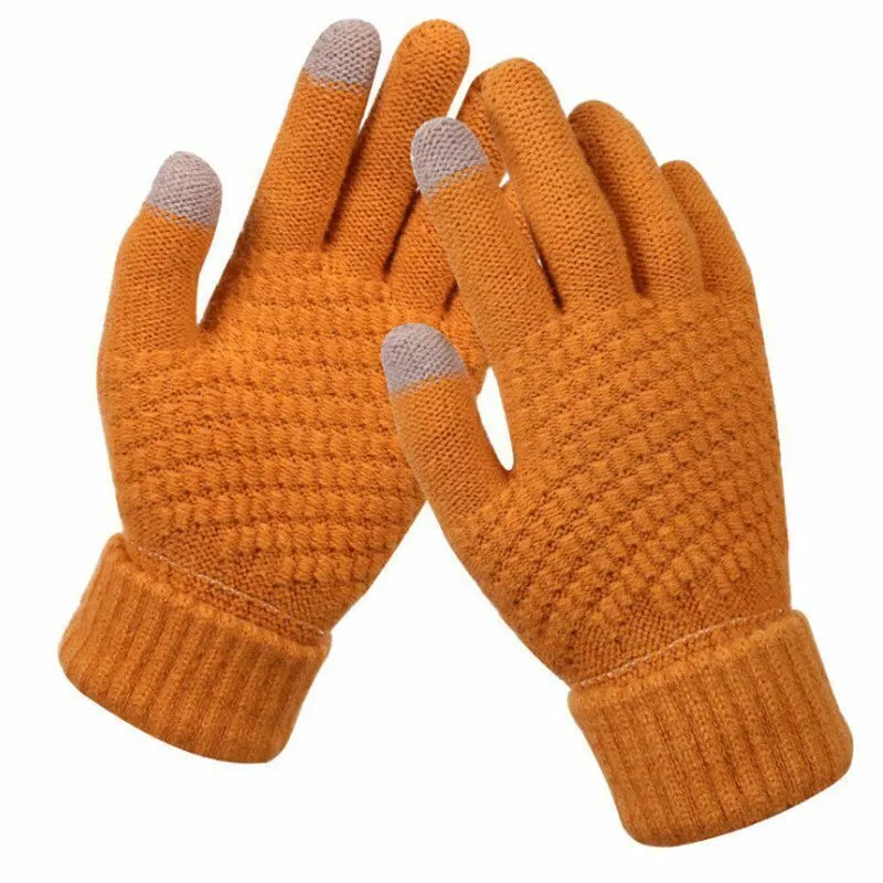 Touchscreen-Ready Knitted Gloves