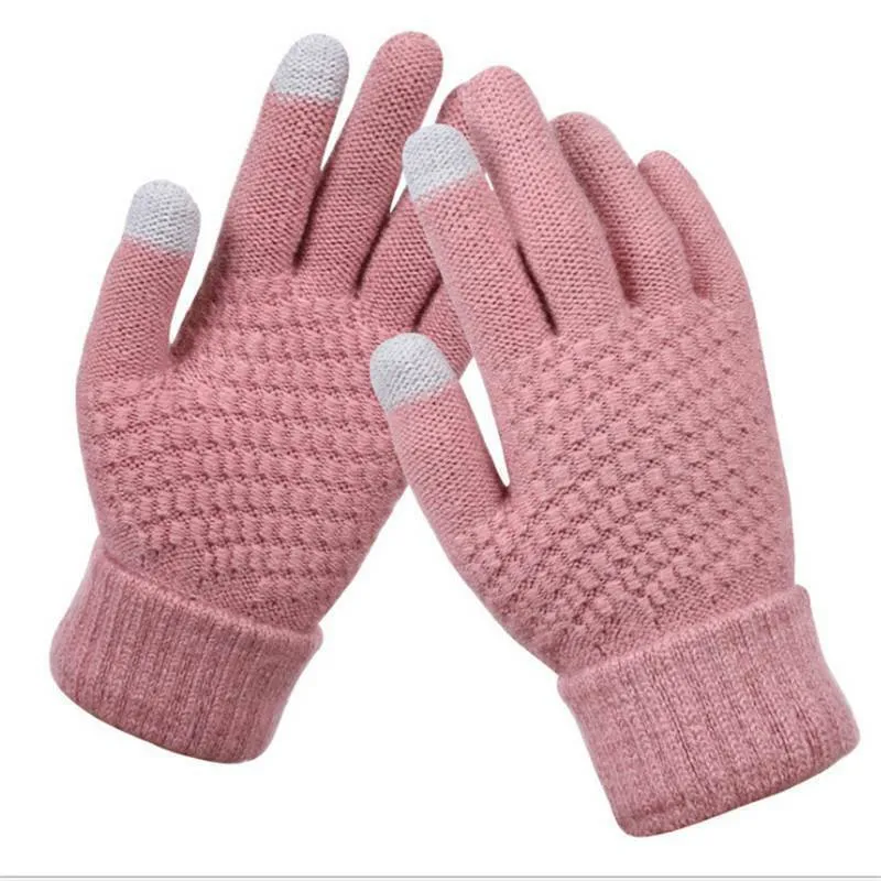 Touchscreen-Ready Knitted Gloves