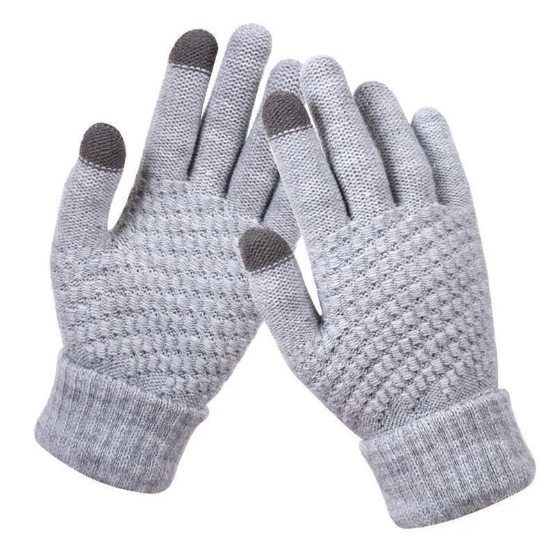 Touchscreen-Ready Knitted Gloves