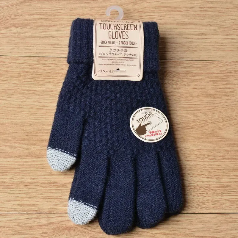 Touchscreen-Ready Knitted Gloves