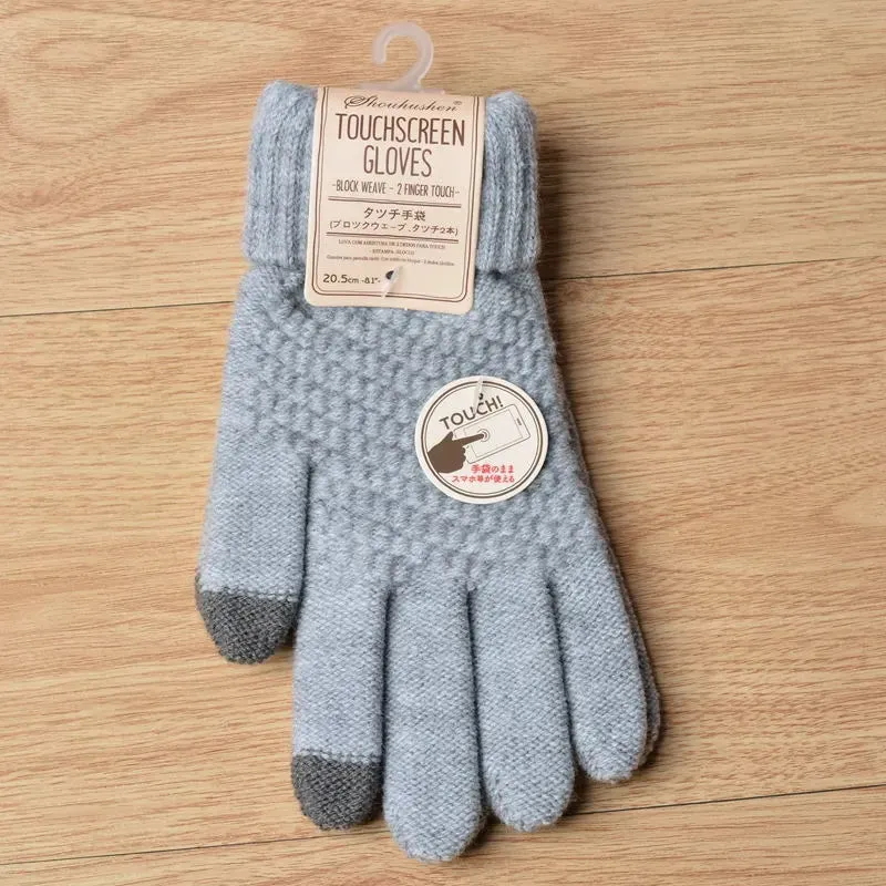 Touchscreen-Ready Knitted Gloves