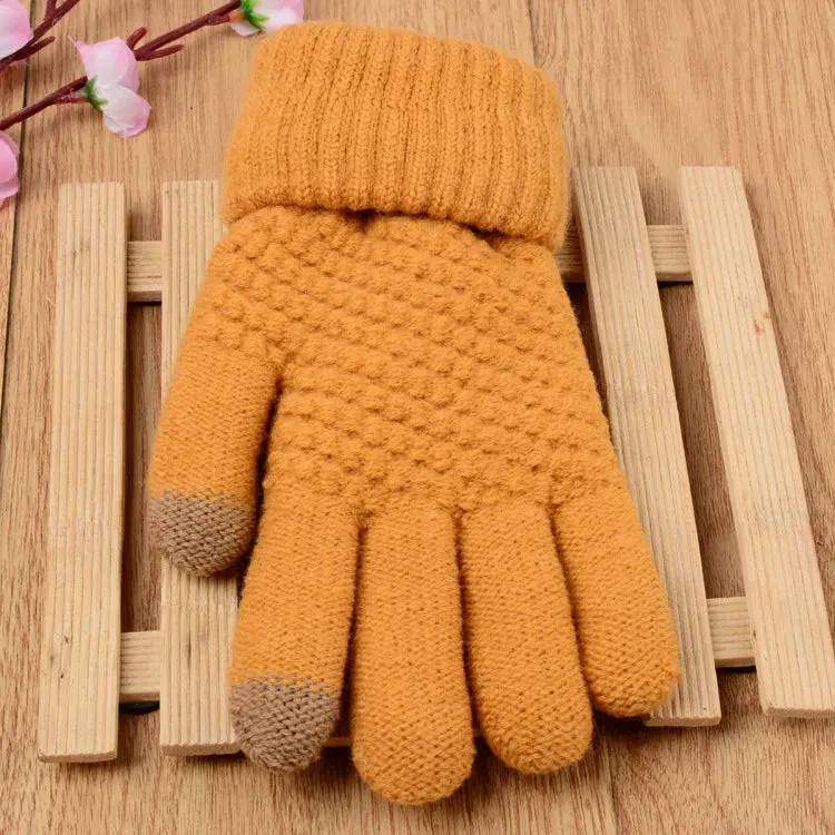 Touchscreen-Ready Knitted Gloves