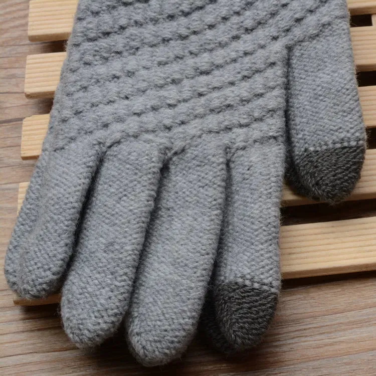 Touchscreen-Ready Knitted Gloves