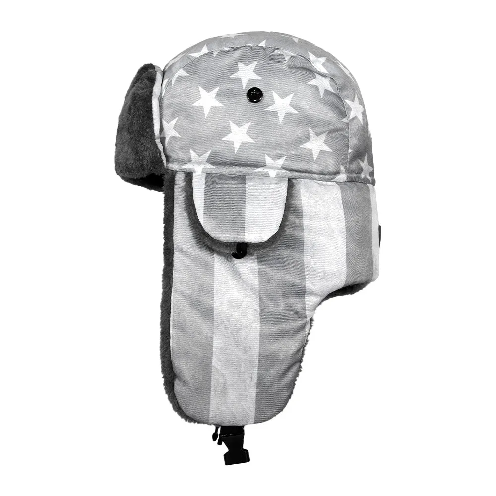 Trapper Hat | Ghost American Flag PreOrder