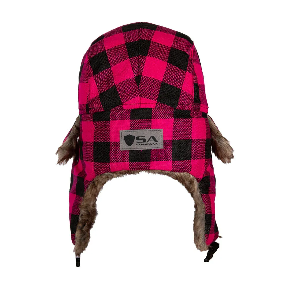 Trapper Hat | Lumberjack | Pink PreOrder