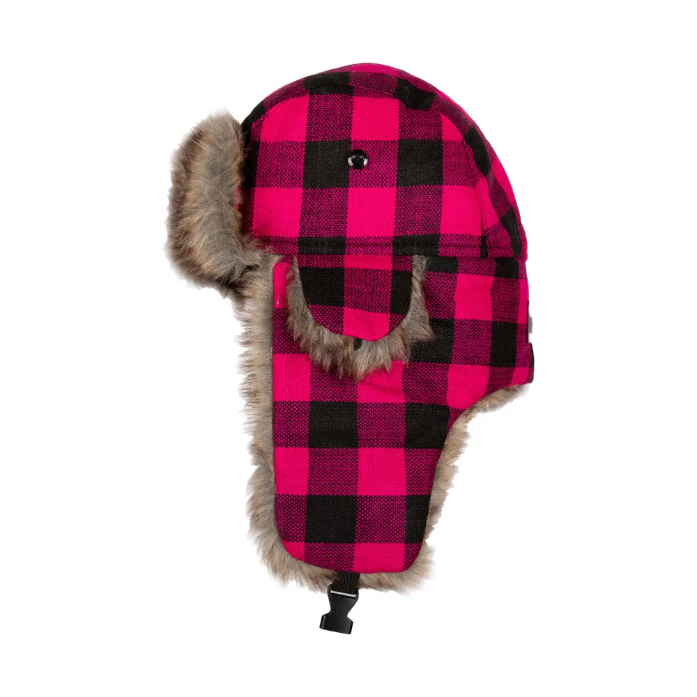 Trapper Hat | Lumberjack | Pink PreOrder