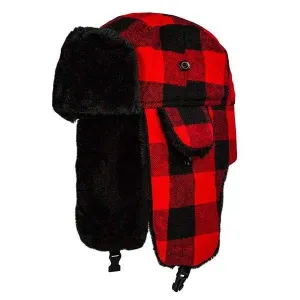 Trapper Hat | Lumberjack | Red Plaid