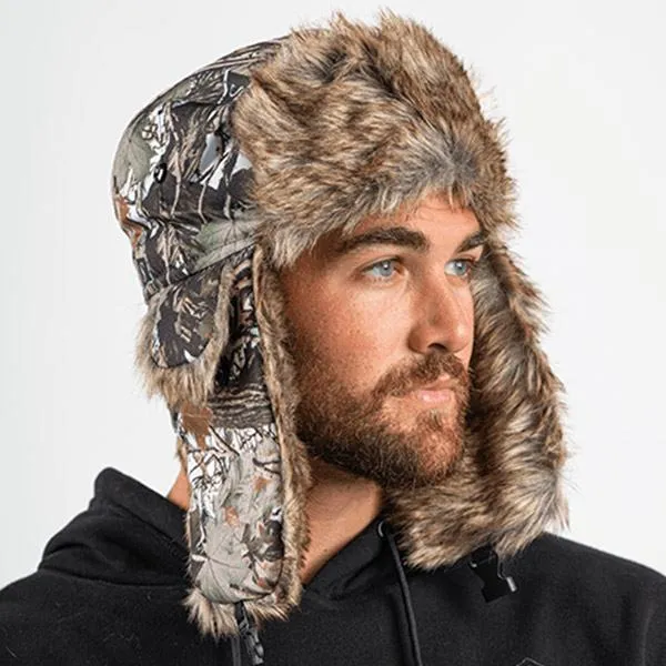 Trapper Hat | Snow Forest Camo PreOrder